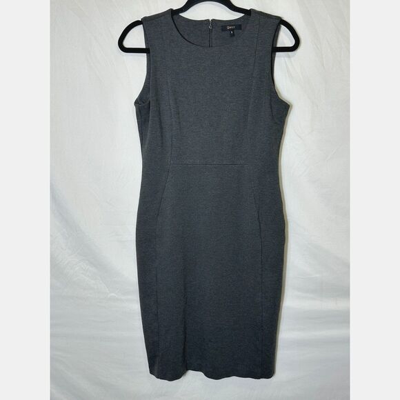 Quince Dresses & Skirts - Quince Women Ultra-Stretch Ponte Sleeveless Sheath Mini Dress Gray Size S